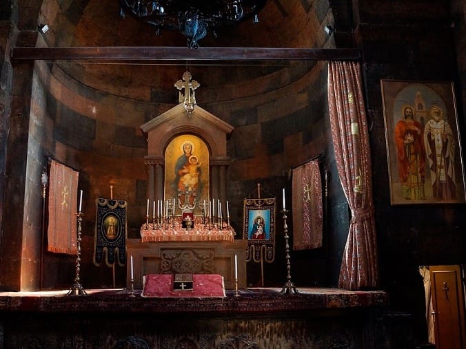 église orthodoxe lors pèlerinage en Arménie