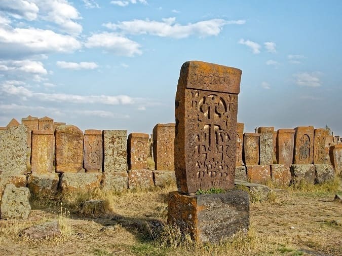 kachkars arméniens - Croix typiques de l'Arménie