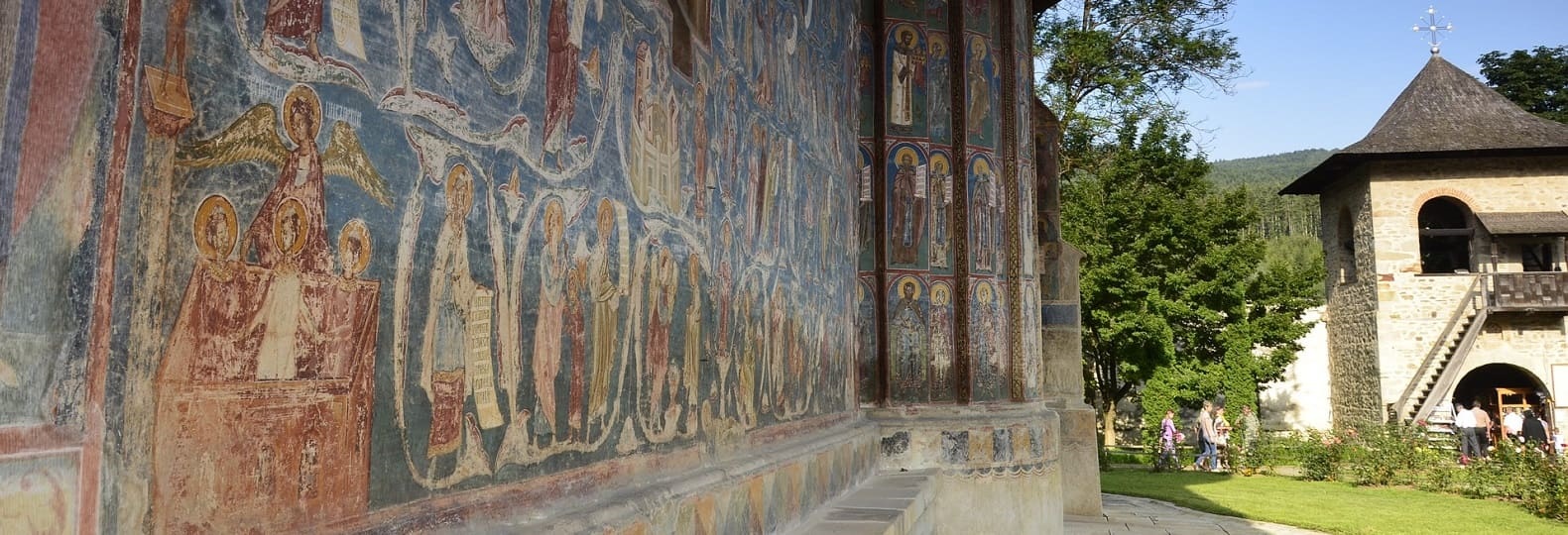 Monastère Voronet Roumanie pèlerinage chrétien<br />
 